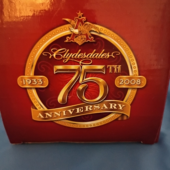Budweiser 75th Anniversary Commerative Beer Stein. New In Box. COA - Picture 4 of 8